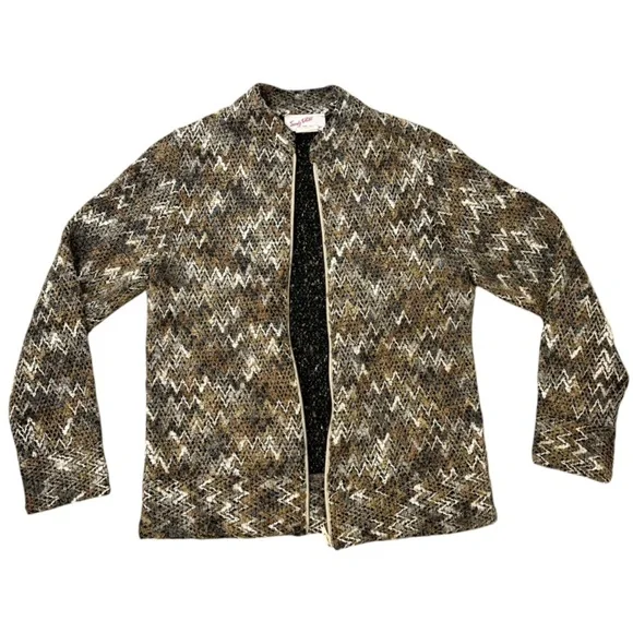 VIntage Women's Zigzag Pattern Jacket - Picture 6 of 7